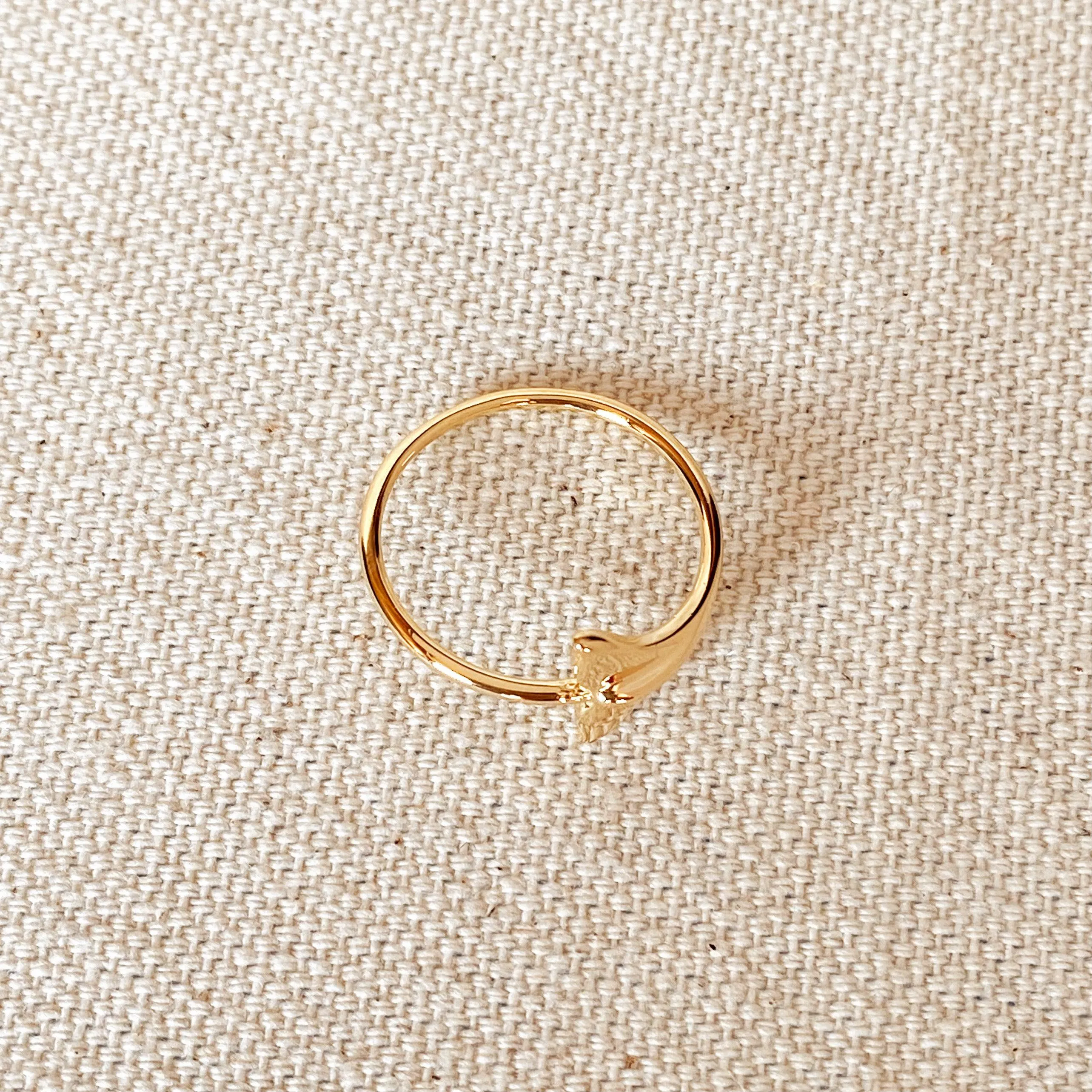 18k Gold Filled Mermaid Tail Ring