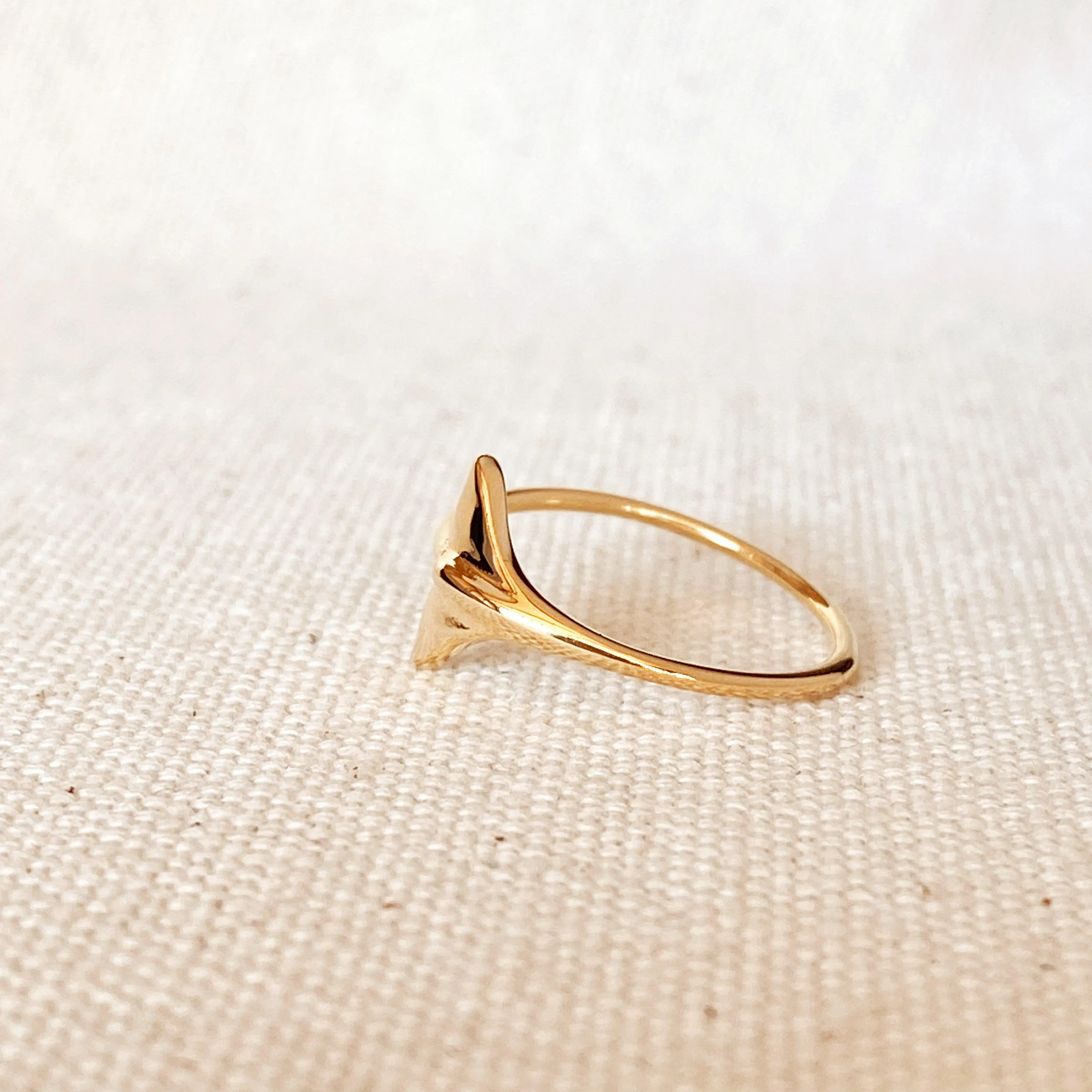 18k Gold Filled Mermaid Tail Ring