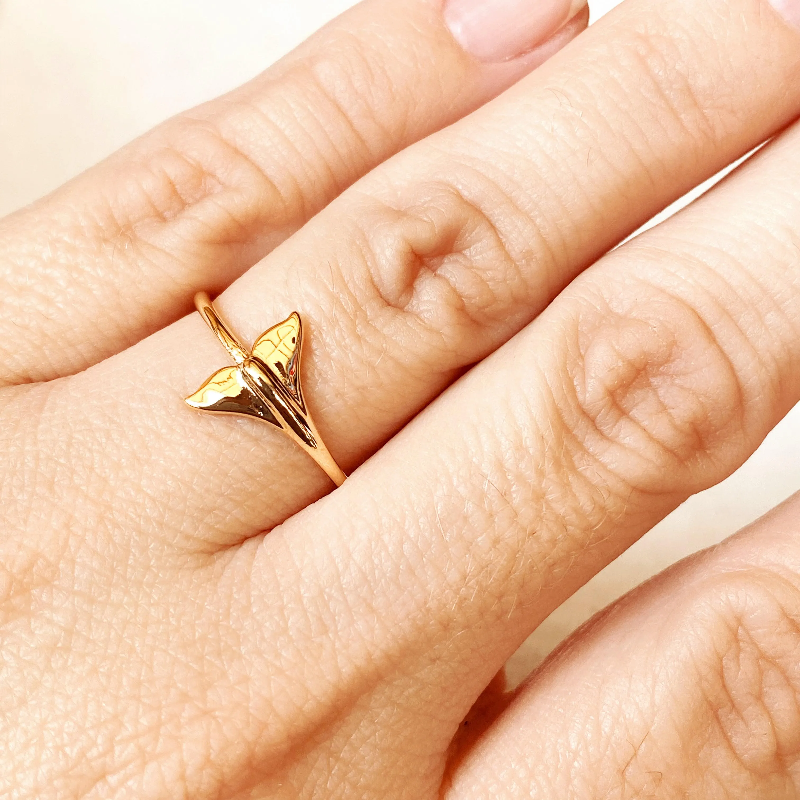 18k Gold Filled Mermaid Tail Ring