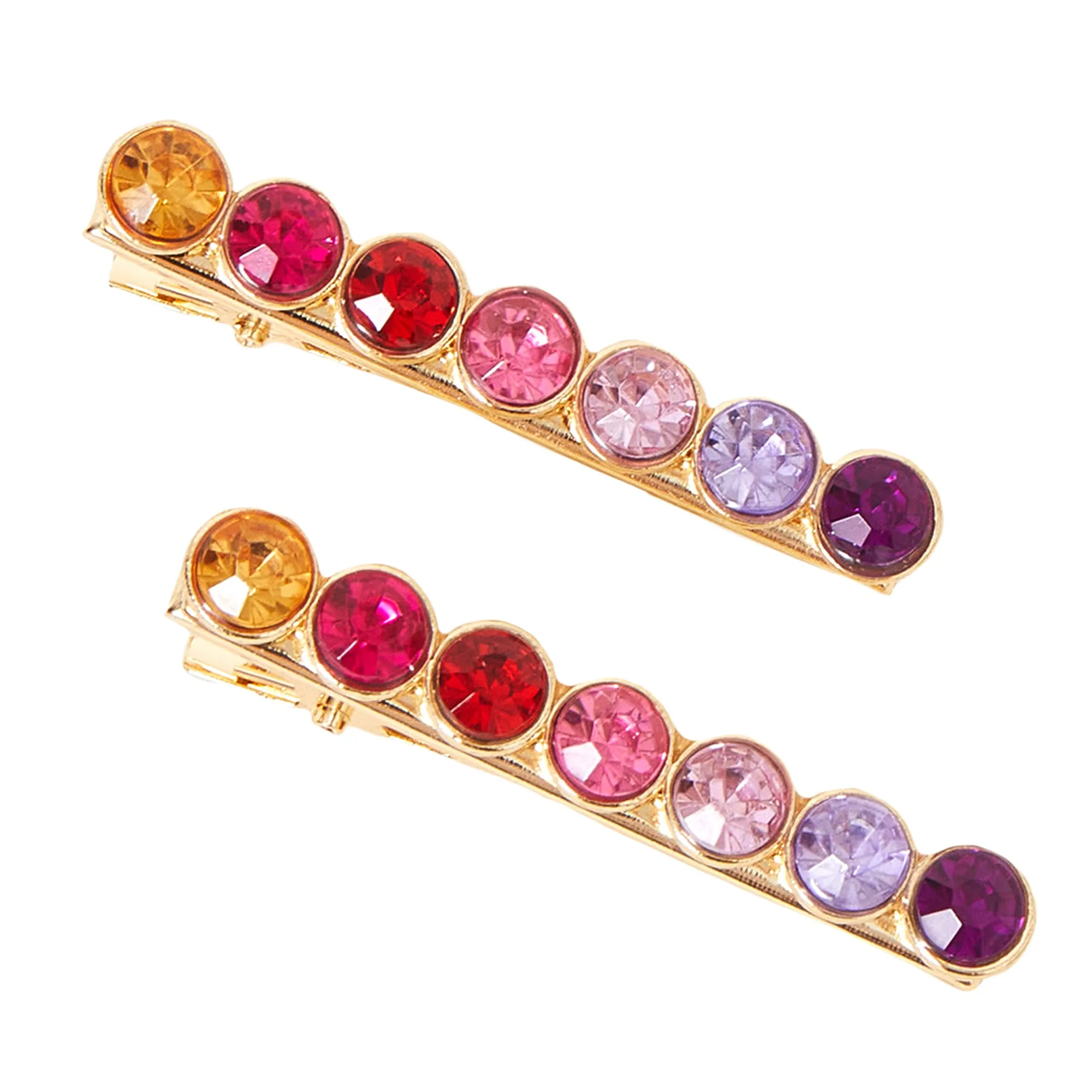 Accessorize London Girl's Gem Salon Hair Clips Set Of Two