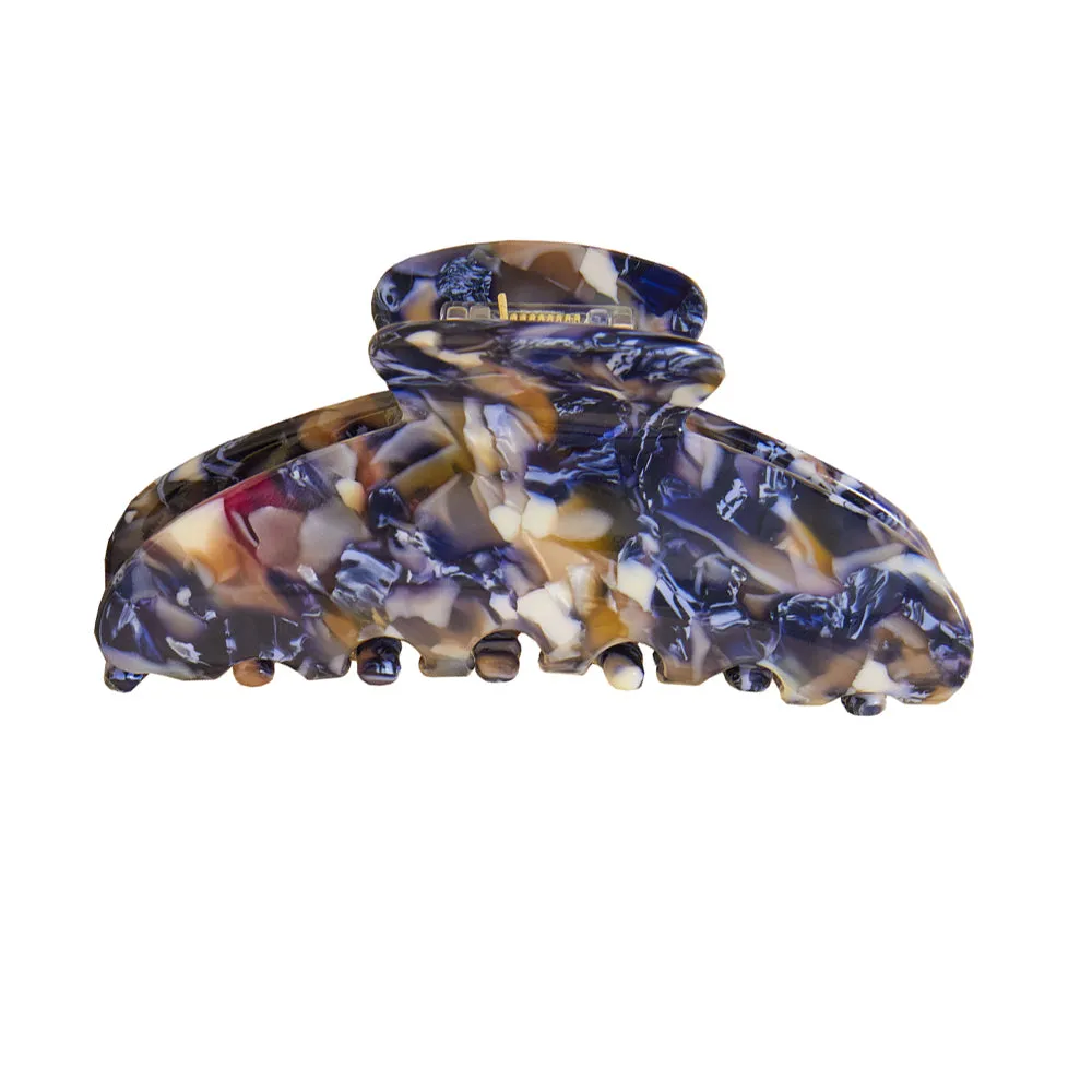 Accessorize London Large Blue Resin Hair Claw Clip