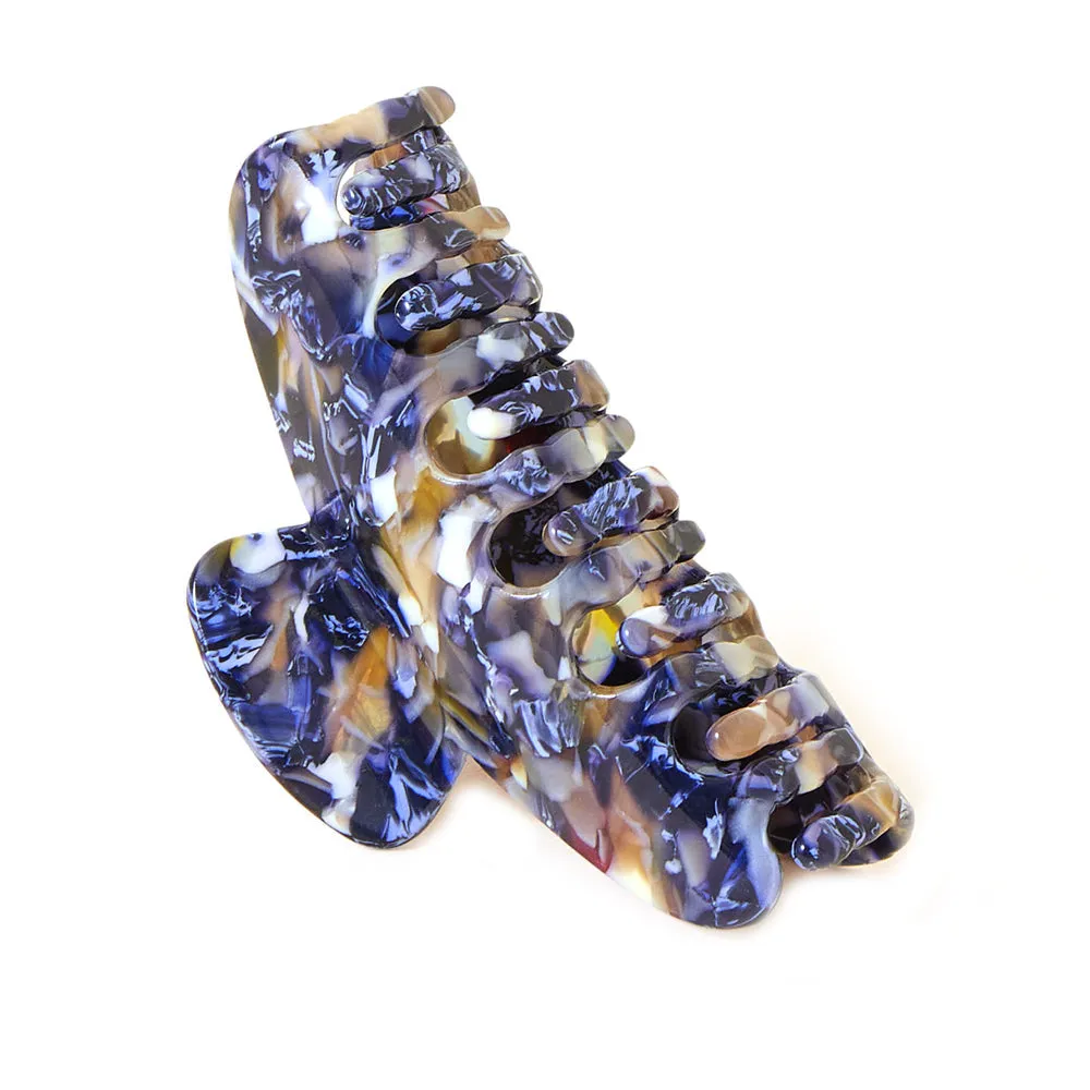 Accessorize London Large Blue Resin Hair Claw Clip