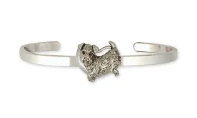 Airedale Terrier Bracelet Jewelry Sterling Silver Handmade Dog Bracelet AR2-CB