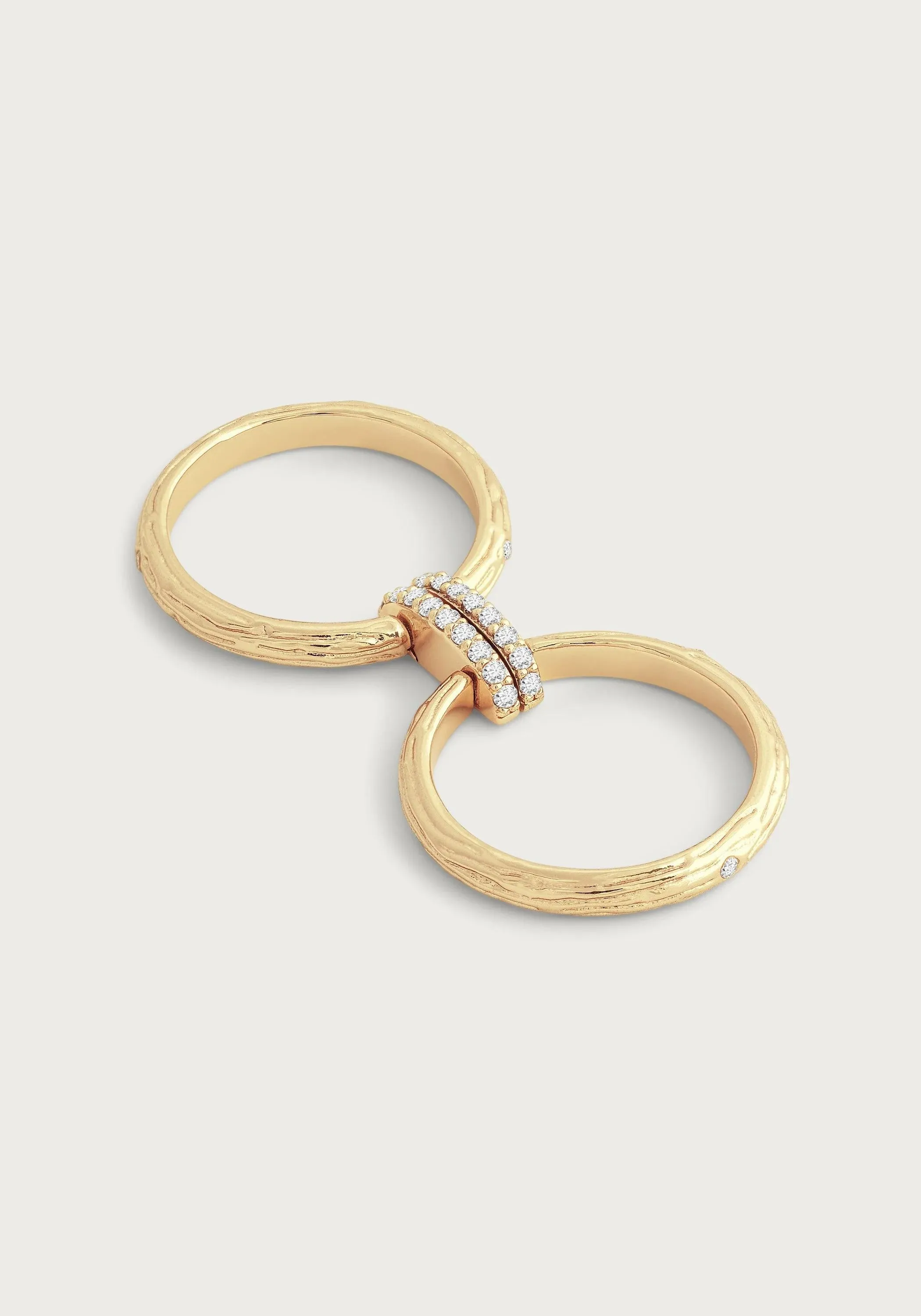 Anabel Aram Double Chain Ring