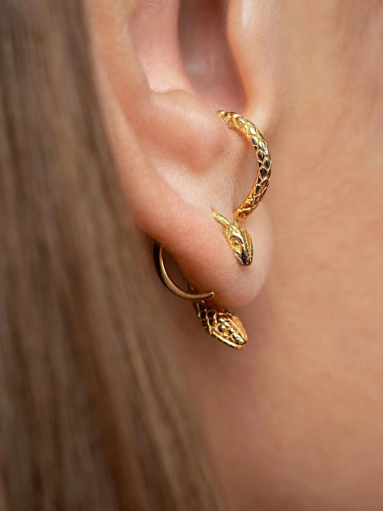 Anaya Snake Earrings Set