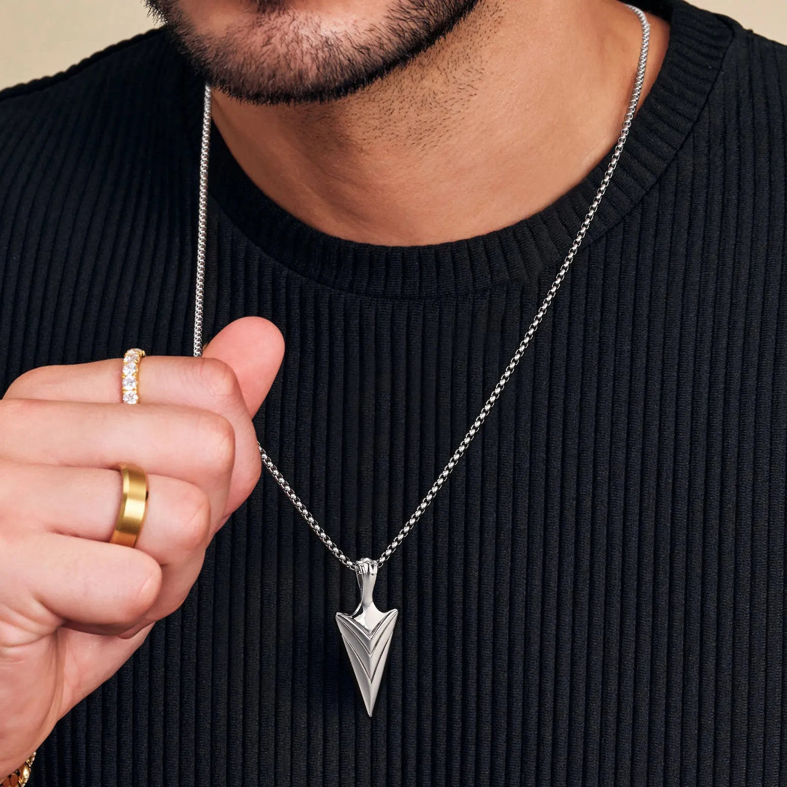 Arrowhead Pendant Necklace KRKC