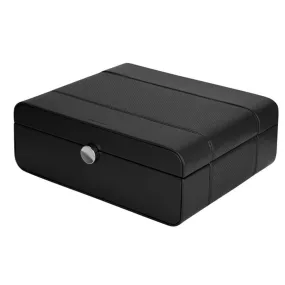 Black Leather Watch Case