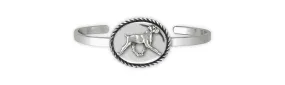 Boxer Jewelry Sterling Silver Handmade Boxer Dog Bracelet  BX11-CB