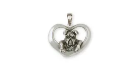 Brussels Griffon Pendant Handmade Sterling Silver Dog Jewelry GR39-P