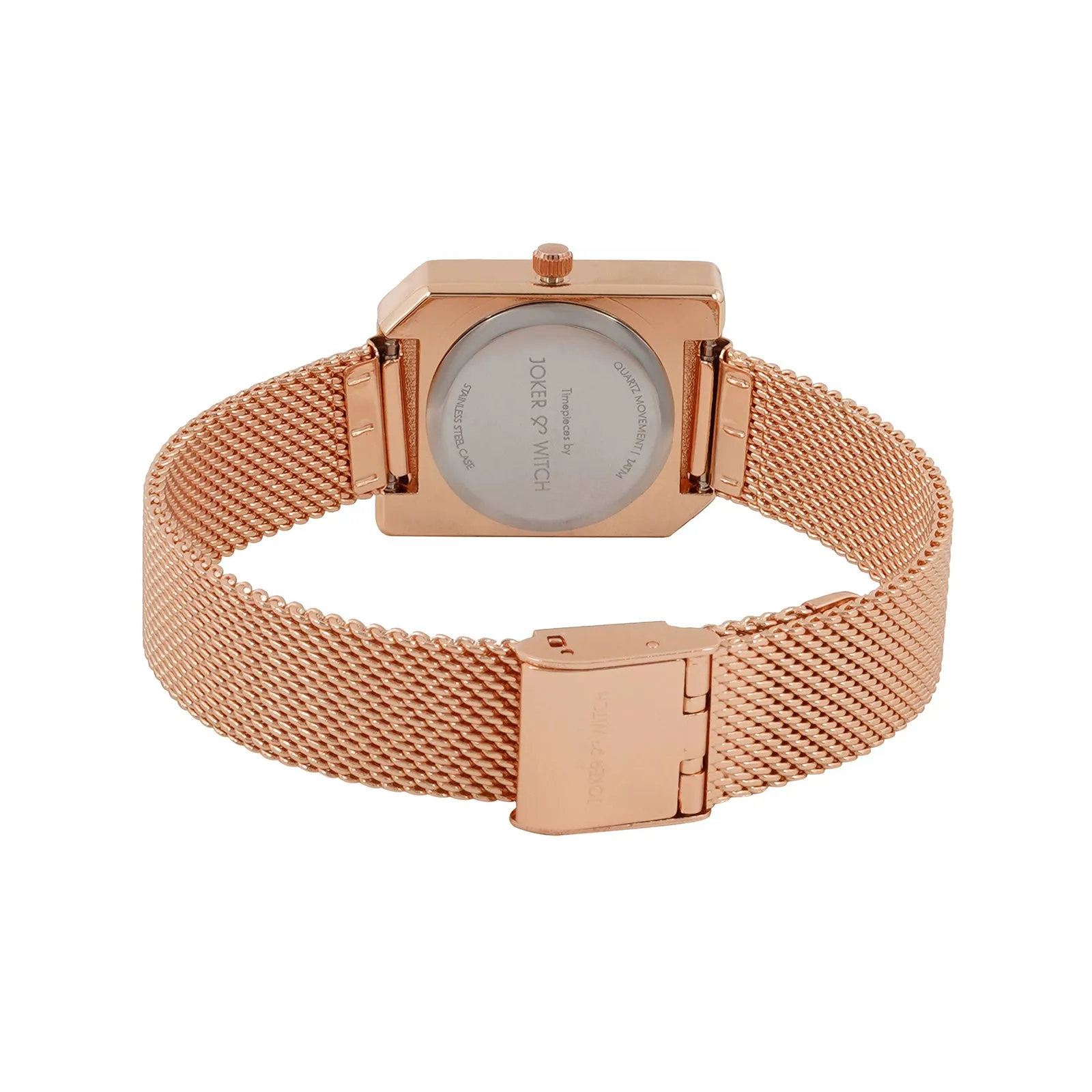 Charlene Rosegold Watch Bracelet Stack