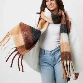 Chunky Scarf - Brown