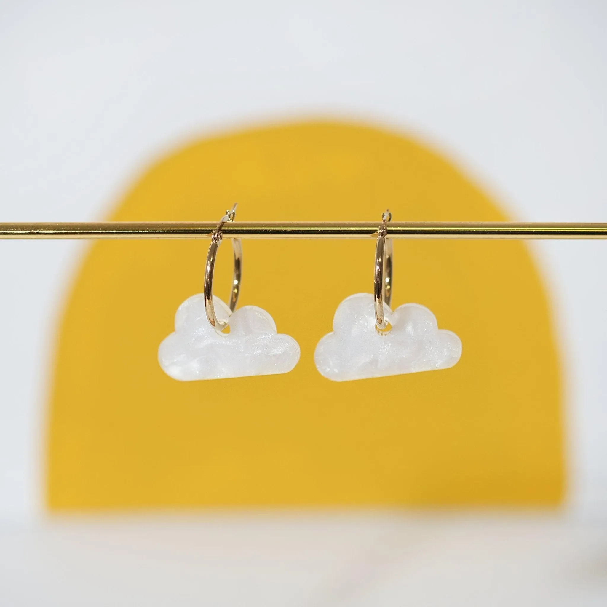 Cloud Hoop Earrings