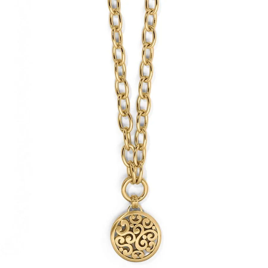 Contempo Medallion Charm Necklace