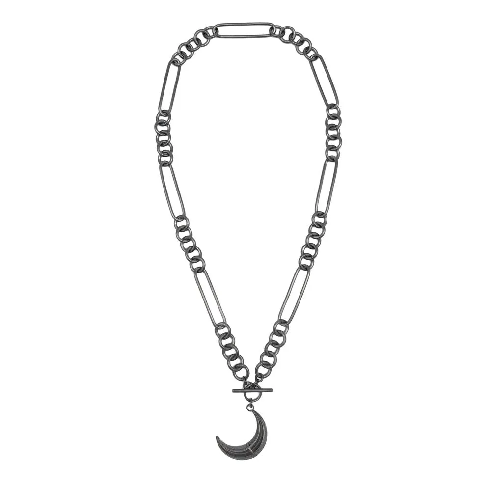 Crescent Moon Charm Necklace