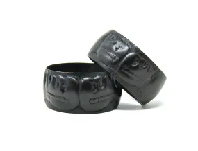 Ebony Face Bangle 01