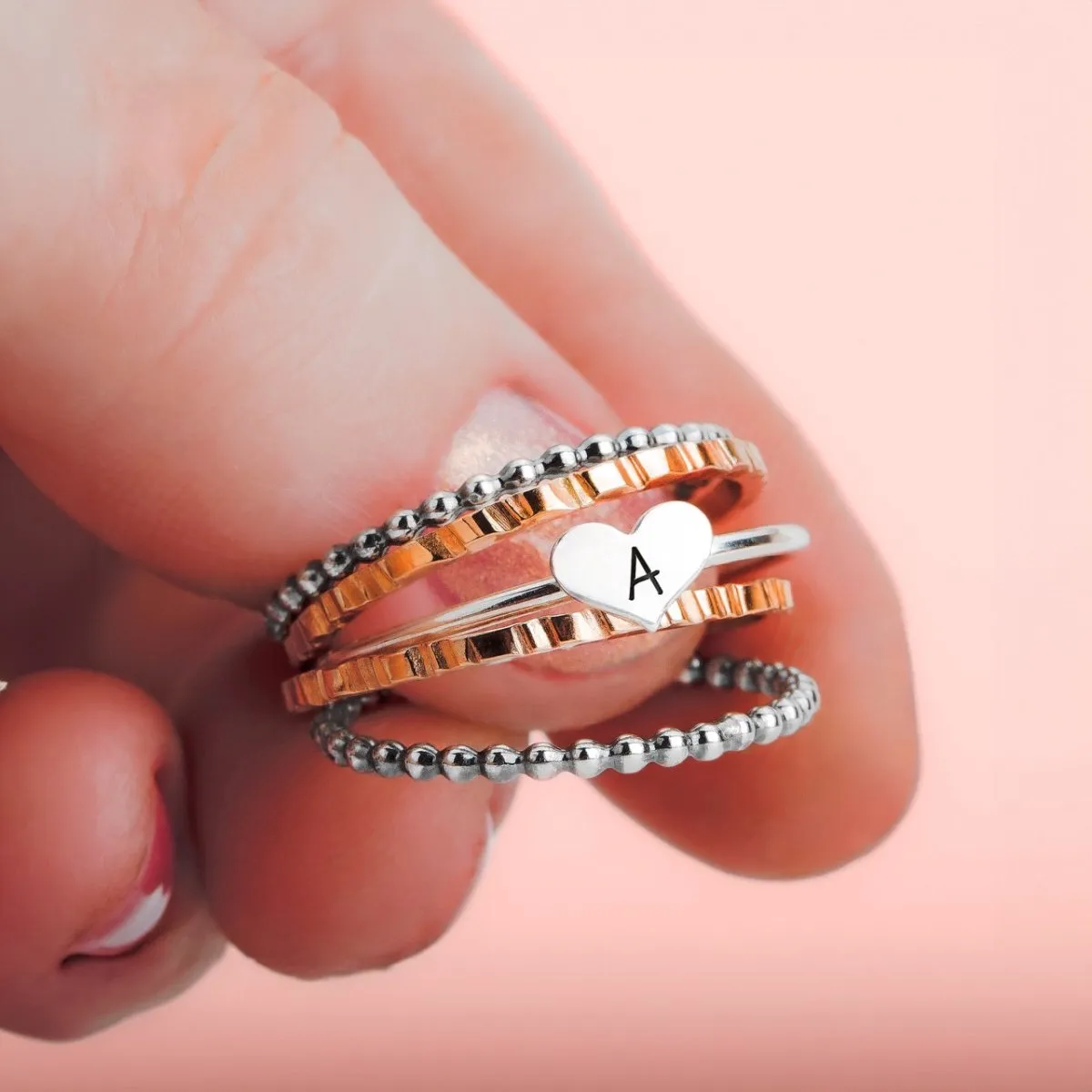 Elle Heart Ring