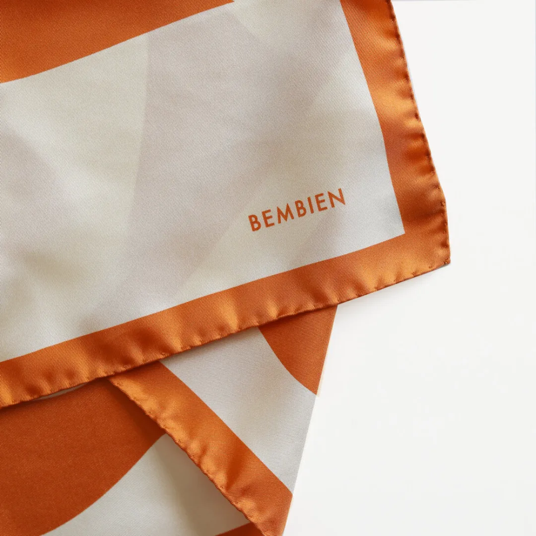 Eloise Silk Scarf (Apricot)