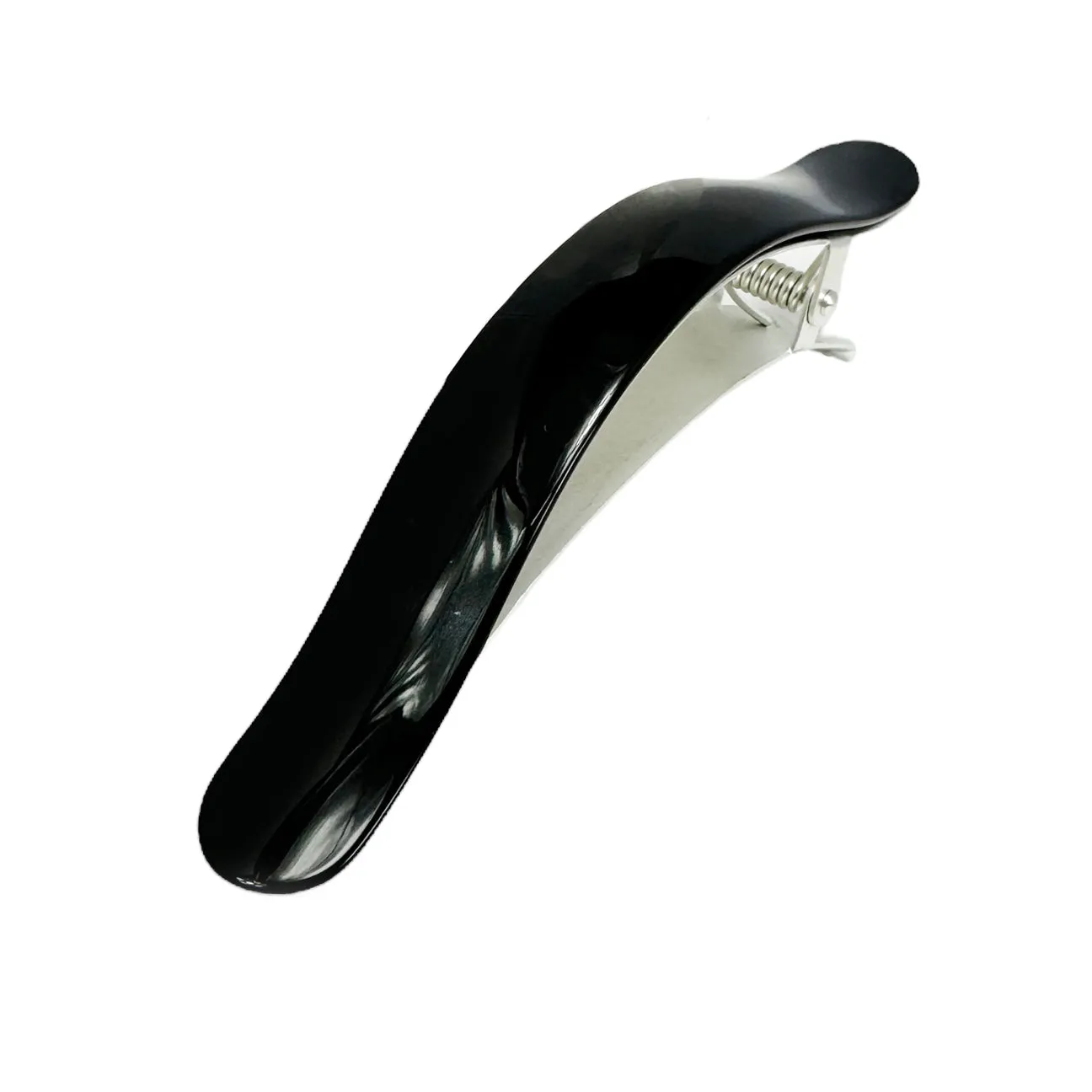 Ficcare Ficcarissimo Hair Clip in Black Acetate