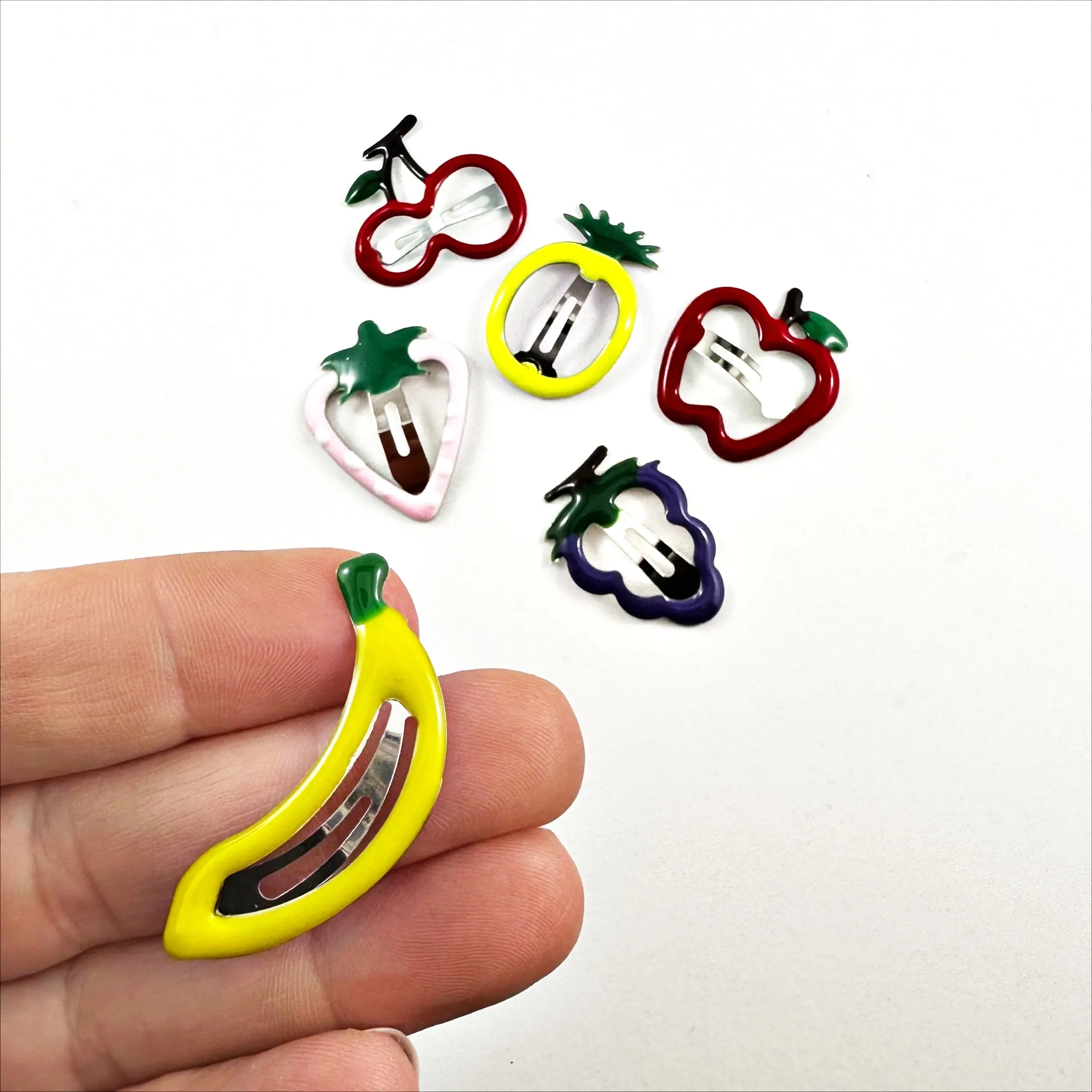 “Fruit Cup” Barrette Set