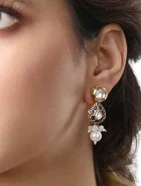 Gold Plated Kundan Earrings