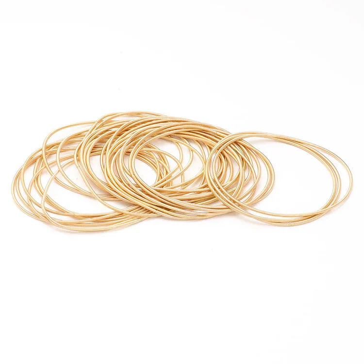 Guitar String Stackable Stretch Bracelets