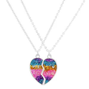 Heart Lettering Children Friendship Pendant BFF Necklaces