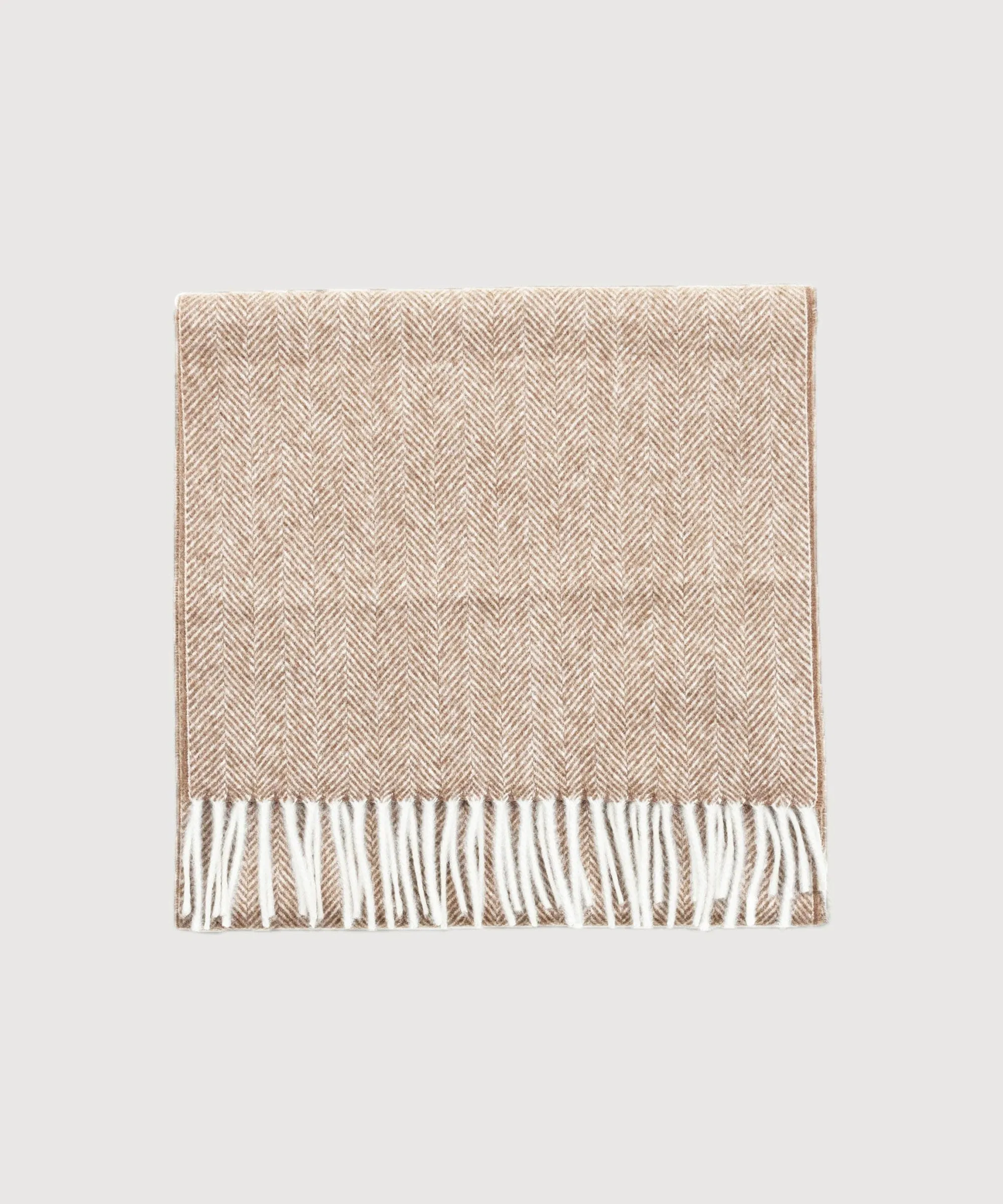 Herringbone Cashmere Scarf