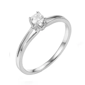 Hoya .20ct. Diamond Engagement Ring Split Shank Band