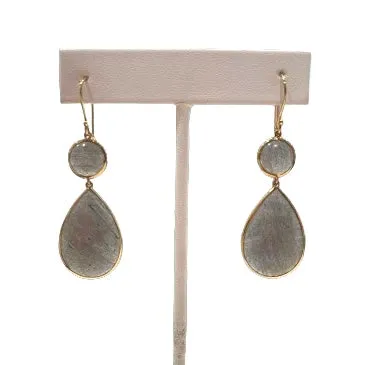 Ippolita 14K Gold & Labradorite Rock Candy Double Drop Earrings