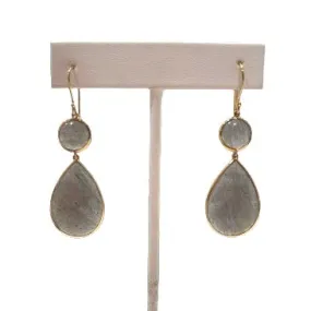 Ippolita 14K Gold & Labradorite Rock Candy Double Drop Earrings