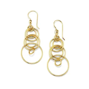 IPPOLITA Classico Mini Jet Set Interlocking Circle Earrings