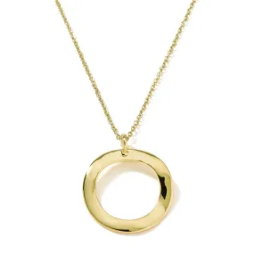 IPPOLITA Classico Mini Wave Circle Pendant Necklace