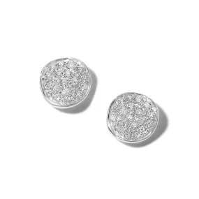 IPPOLITA Stardust Silver Mini Flower Disc Stud Earrings