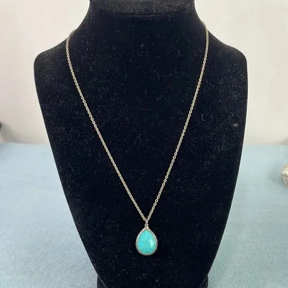 Ippolita Sterling Turquoise Oval Necklace