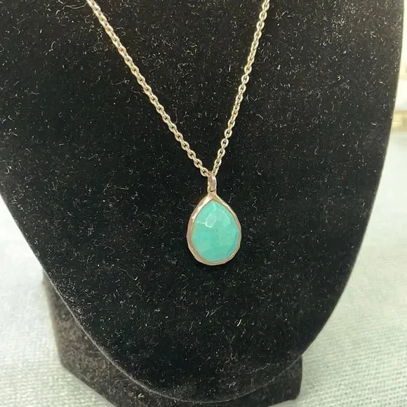 Ippolita Sterling Turquoise Oval Necklace