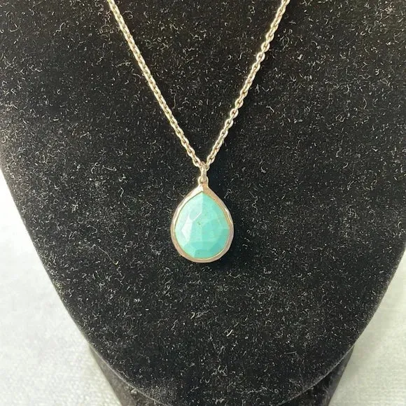 Ippolita Sterling Turquoise Oval Necklace