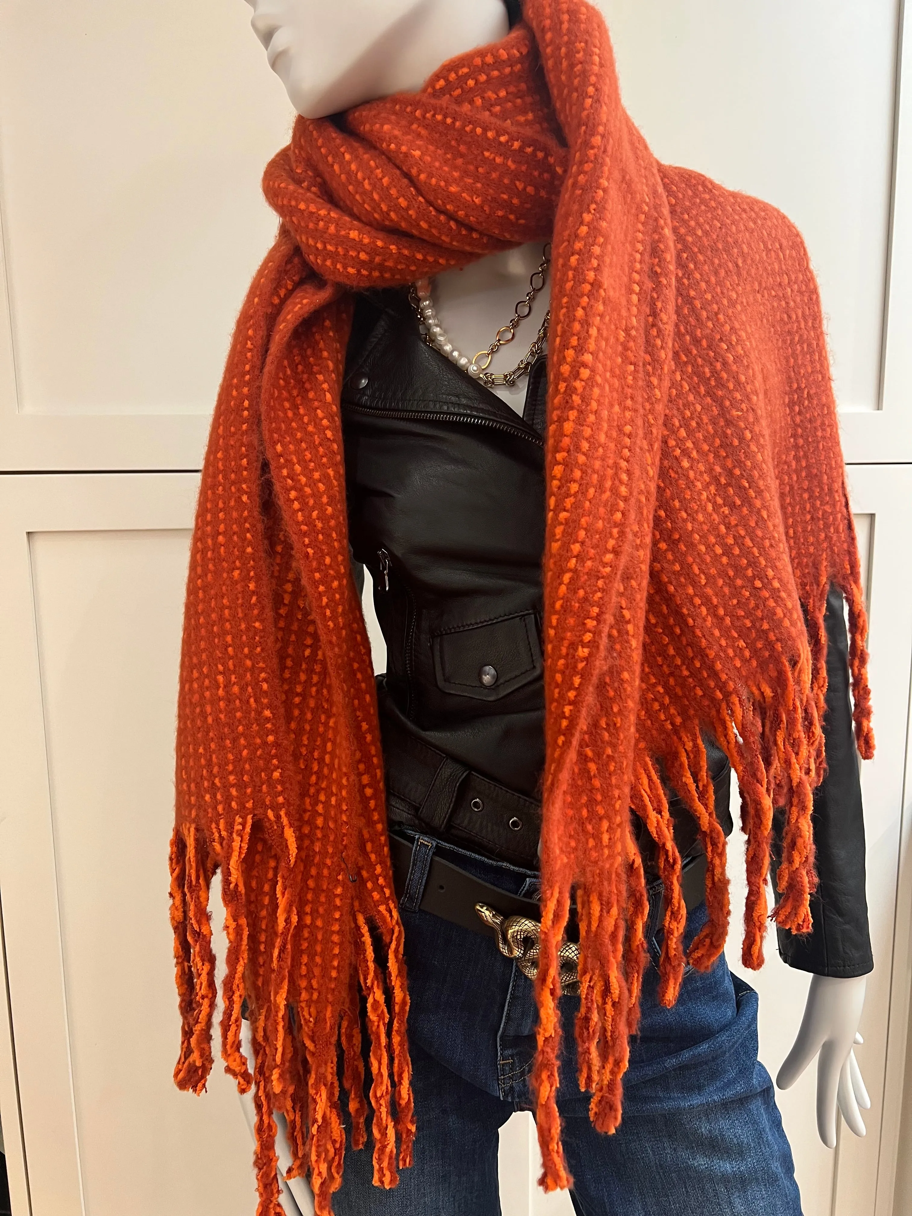 Italian Cozy Vibrant Scarves | Eloisa