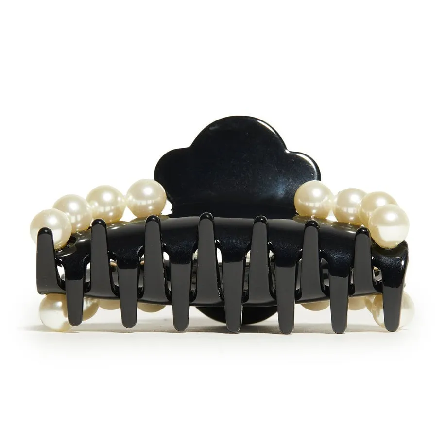 JET MEDIUM PEARL CLAW CLIP