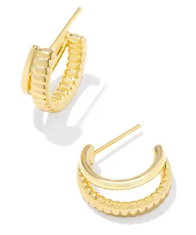 Kendra Scott Layne Huggie Earrings - Gold OR Silver