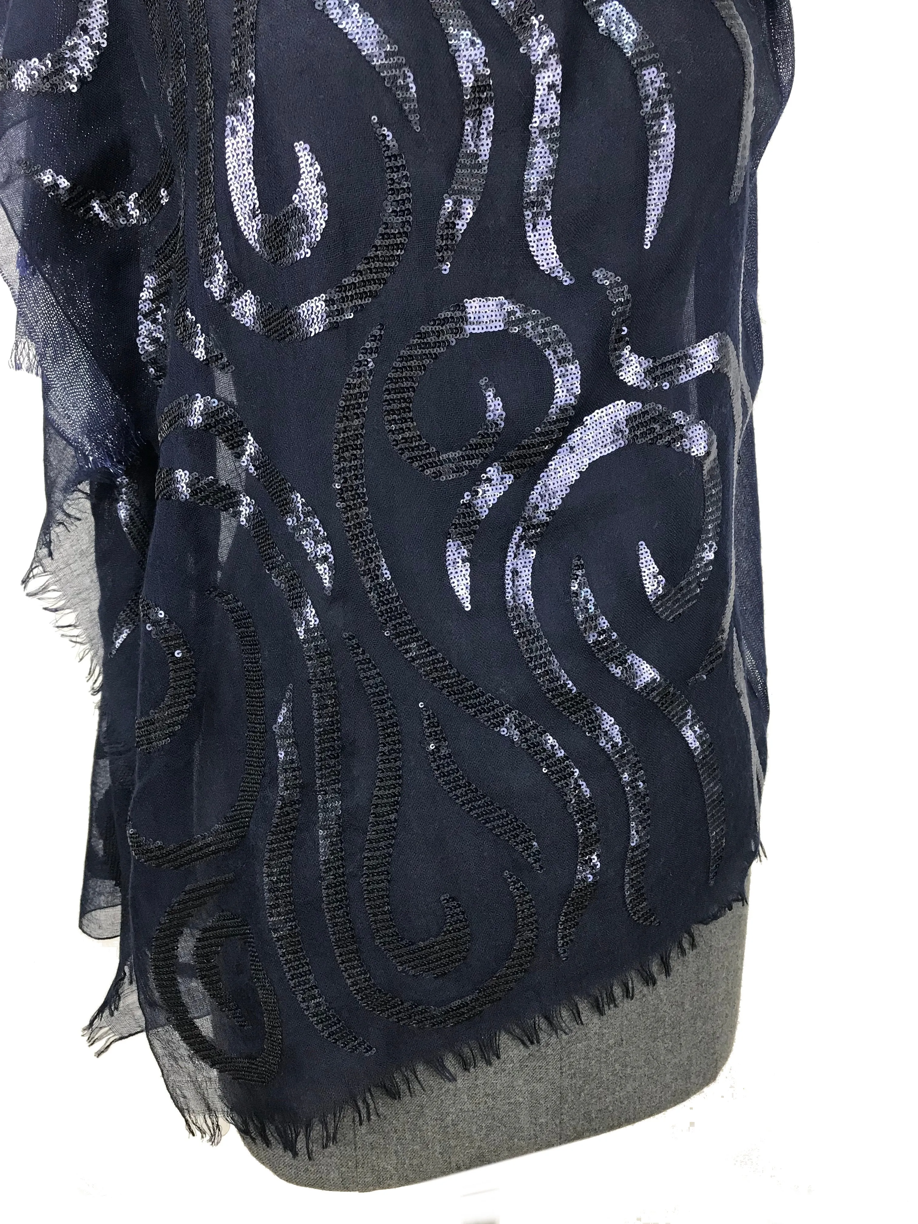 Loro Piana Stola Opposite Sequin Scarf