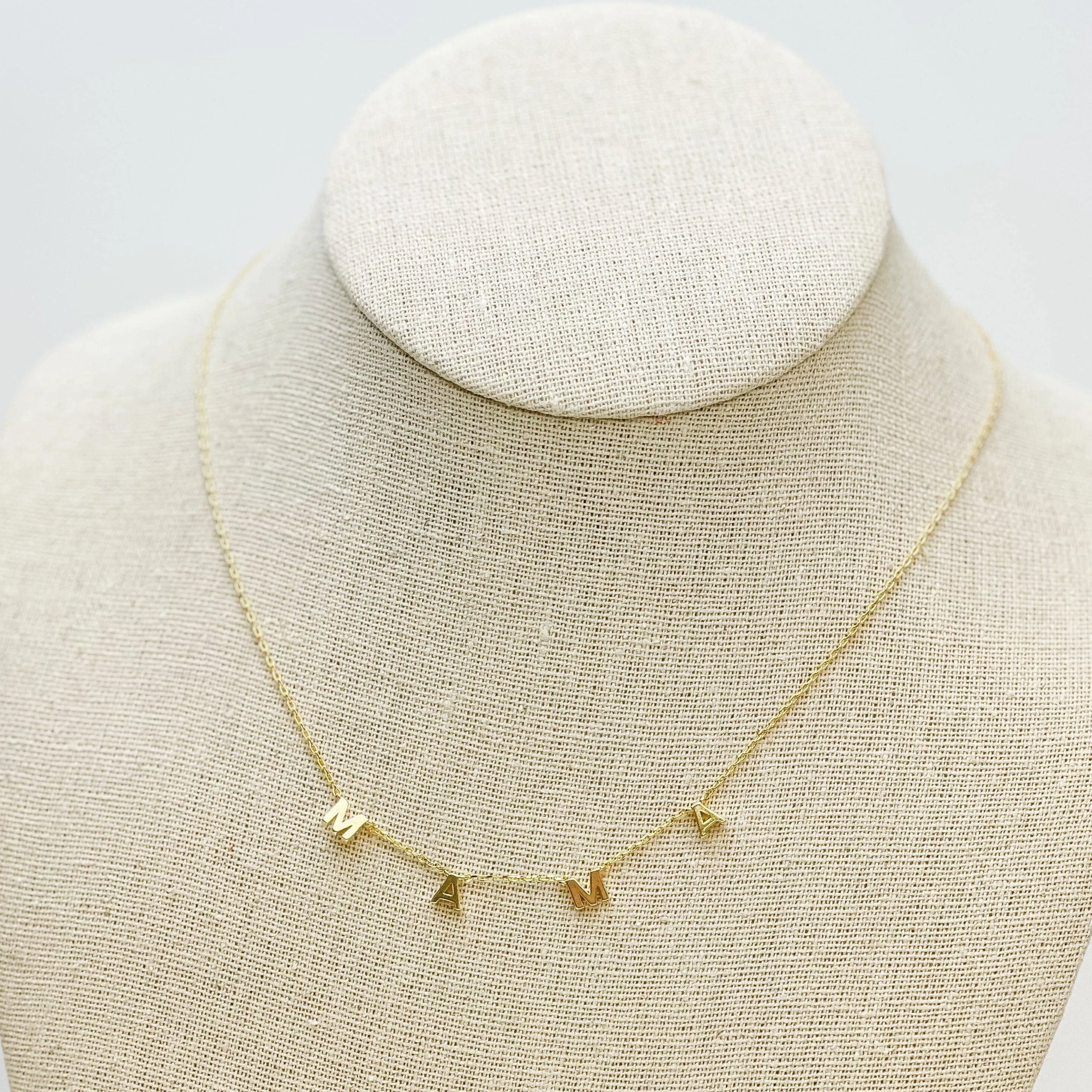 'Mama' Station Necklace