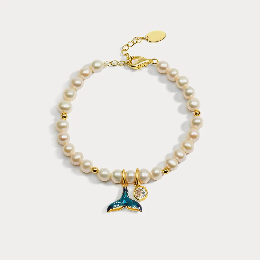 Mermaid Tail Pearl Bracelet