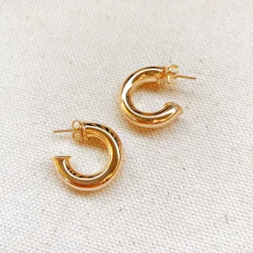 Mini Chubby C Hoop Earrings