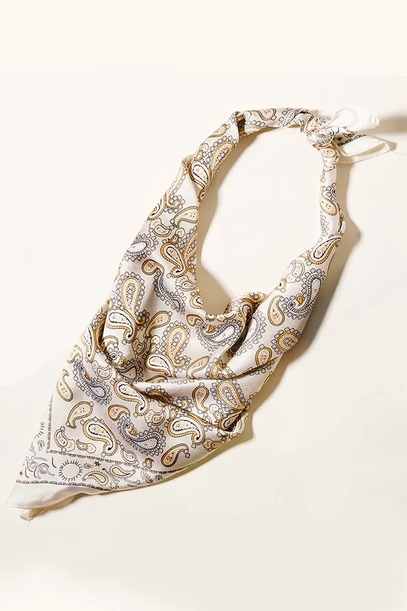 Paisley Square Printed Scarf