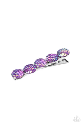 Paparazzi Mesmerizingly Mermaid - Purple Hair Clip