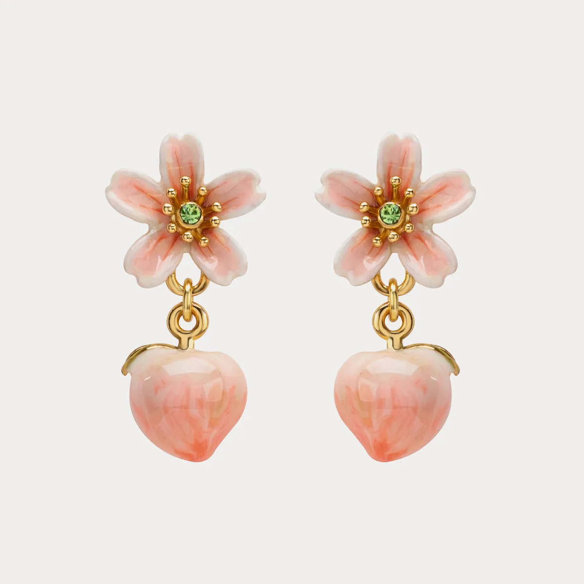 Peach Earrings