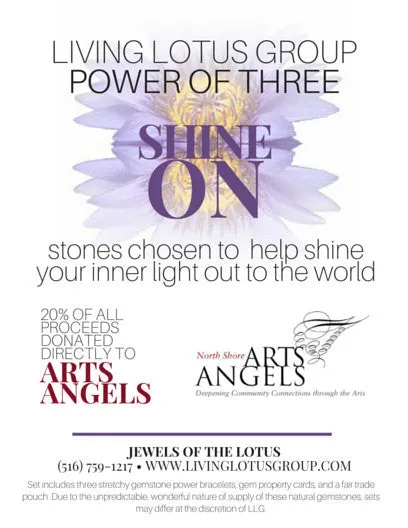 Power of Three Bracelets: Shine On