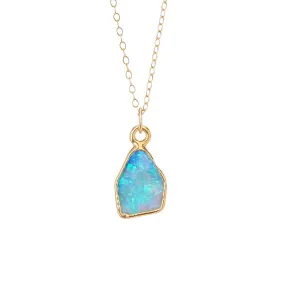 Raw Australian Opal Necklace