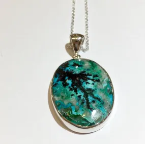 River Chrysocolla pendant