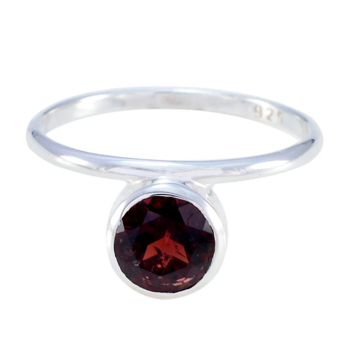 Riyo Bonny Gem Garnet 925 Sterling Silver Rings Butterfly Jewelry